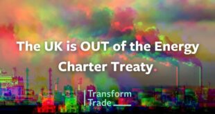 Uk is out of Energy Charter treaty